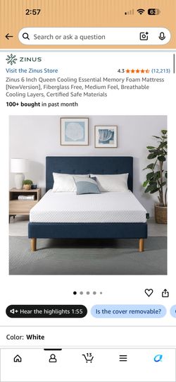 Queen sized mattress