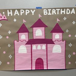 castle birthday banner