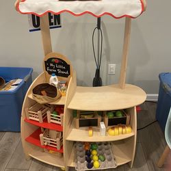 Toy Farm Stand For Kids