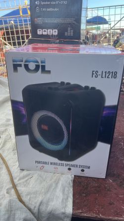 FOL Model FS-L1218 8in Speaker Portable Wireless 