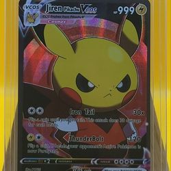 Pikachu Cosplay Jiren VCOS DBZ Dragon Ball Z Pokémon Custom ACG Card Holo Anime, NM [Fan Art Card]