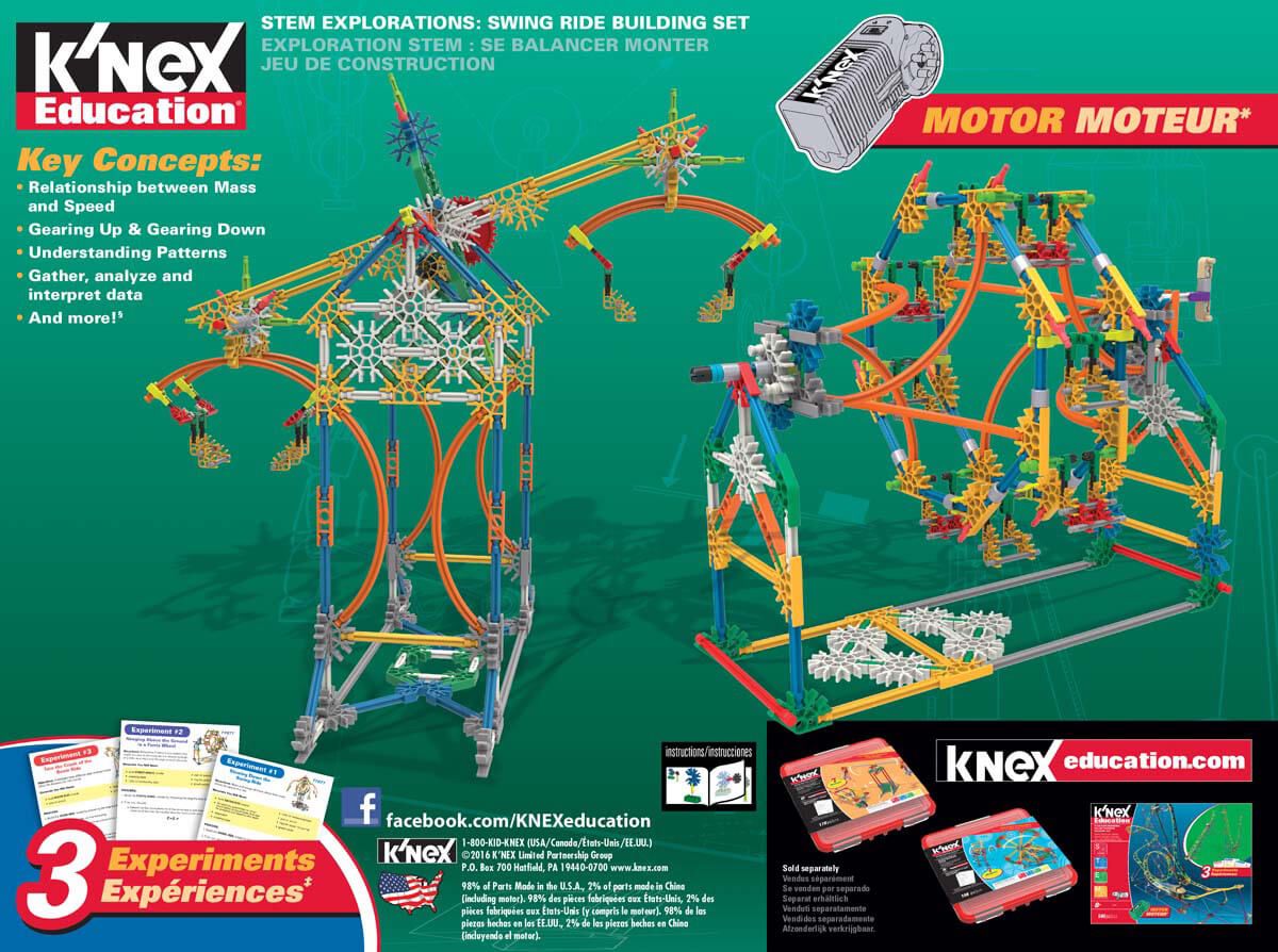 K’nex Stem Explorations Swing Ride Building Set