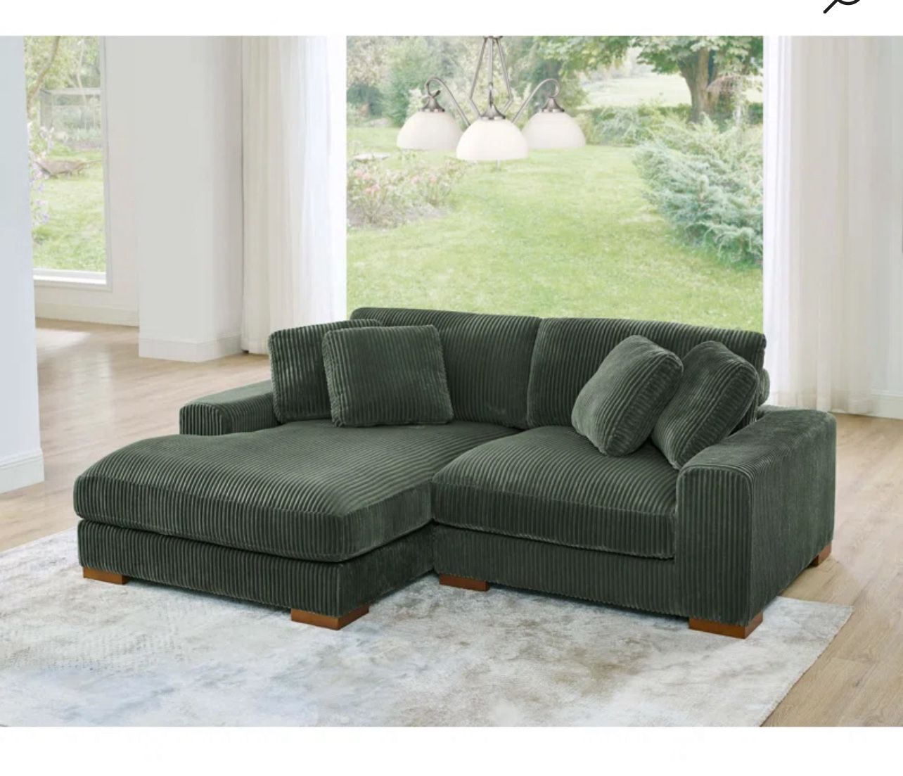 Flaubert Gwendoly 89.5" Wide Sofa and Chaise