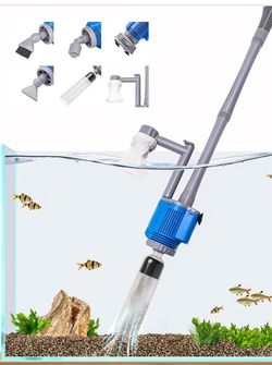 UPETTOOLS Aquarium Gravel Cleaner - Electric Automatic Removable Vacuum Water Changer Sand Algae Cleaner Filter Changer