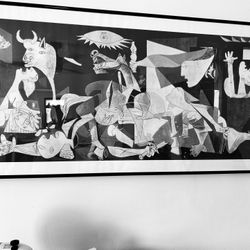 Big Guernica Print Professionally Framed 