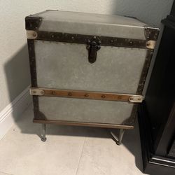 Pottery barn side trunk tables, set of 2