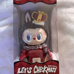 Authentic Labubu Let’s Checkmate King Plush Labubu