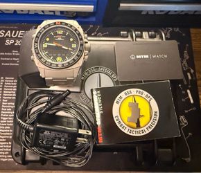 MTM Special Ops Silencer Tactical Watch – Rechargeable Tritium-Style Illumination