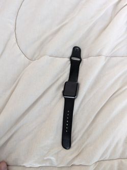 Apple Watch with Black Sport Band