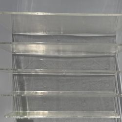 4-Section, Acrylic File Organizer, $6