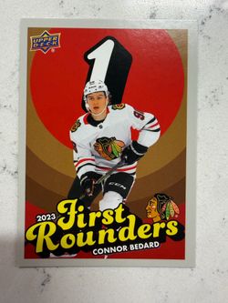 2025 Chicago Blackhawks Centennial First Rounders Connor Bedard #FR-15