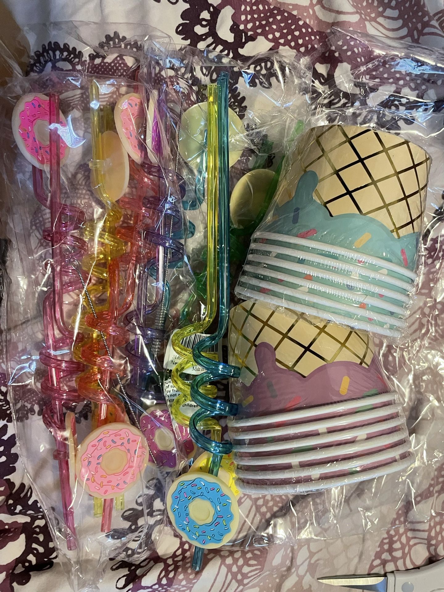 Donut And Ice Cream Sprinkles Party Items
