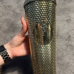 Starbucks 2022 Christmas Gold Bling edition.