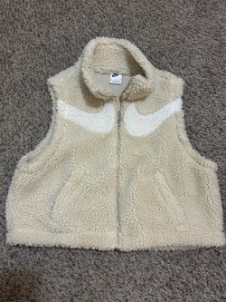 Women’s Nike Sherpa Fleece Zip-Up Vest
