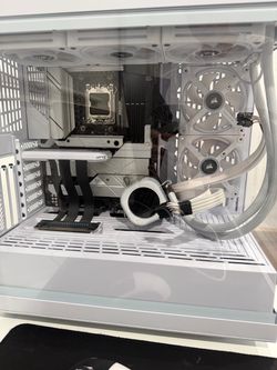 White half built pc