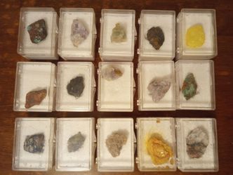 Stones rocks and minerals collection