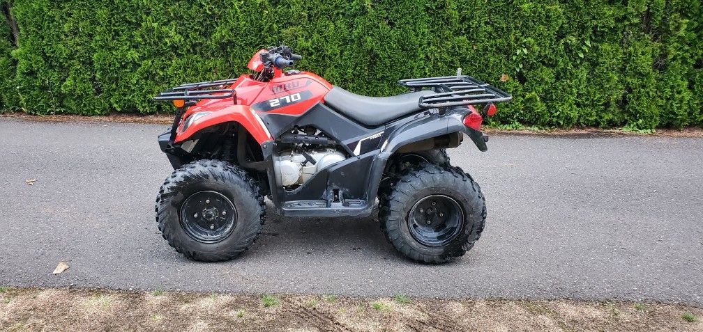 2017 Kymco 270 Atv Quad
Great