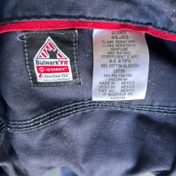 Bulwark FR iQ Series Westex G2 Flame Resistant Coveralls Size 46-RG