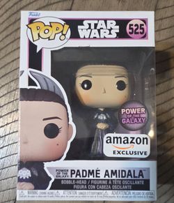 Star Wars Padme Amidala Funko Pop Amazon Exclusive Power of the Galaxy #525 Figure