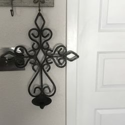 Rod Iron Candle Holder