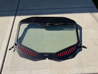 Can-am maverick x3  Front windshield w wiper BENTMETAL