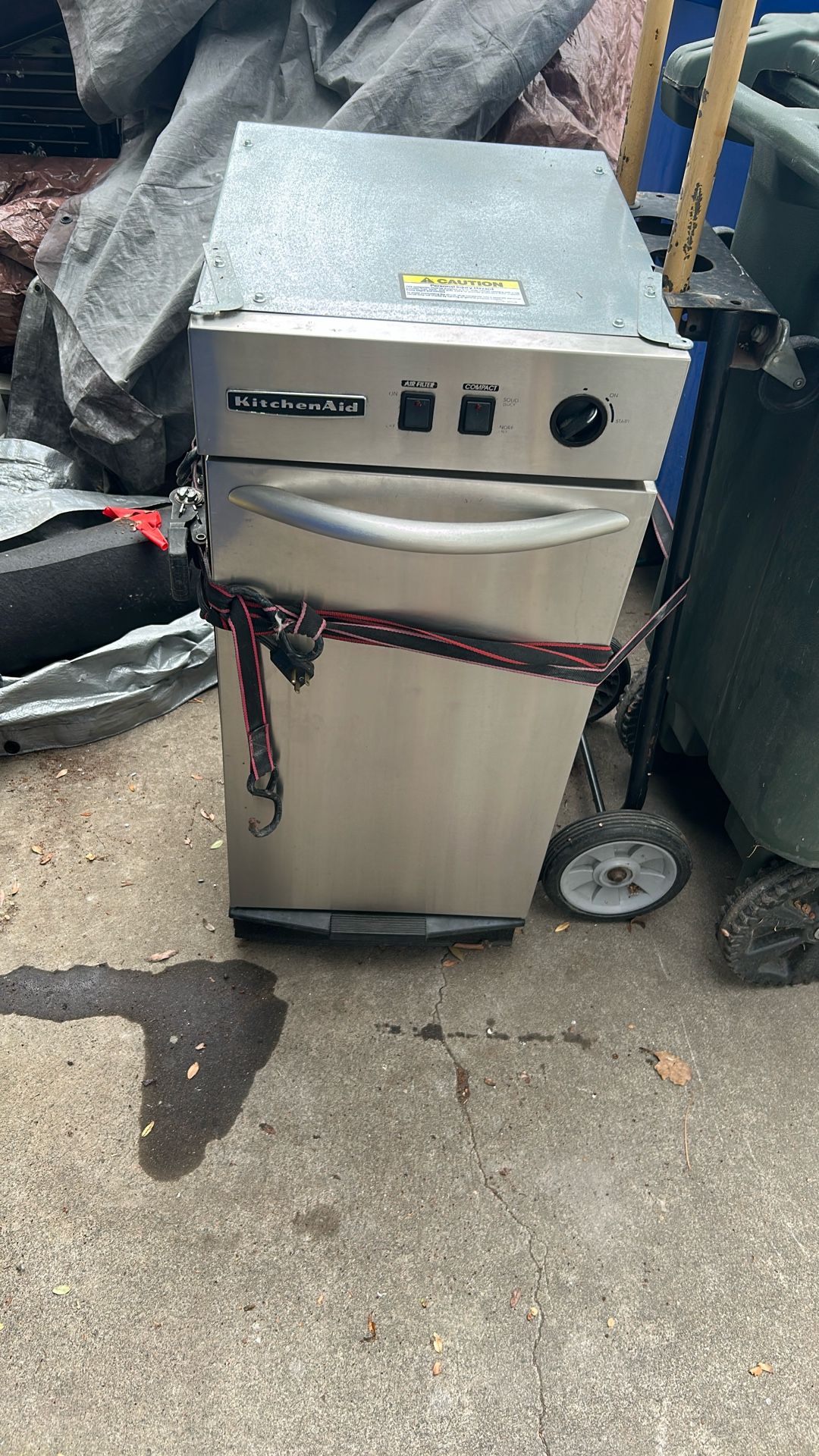 Kitchen aid Trash Compactor Stainless