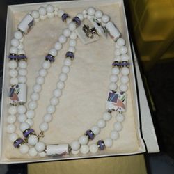 Retro Necklace And Earrings