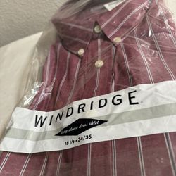 Windridge Maroon Button Up Shirt
