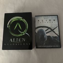 Alien Quadrilogy (9 disc) and Alien Covenant DVD Bundle