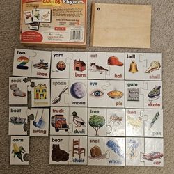 Melissa And Doug Puzzle Card Rhymes