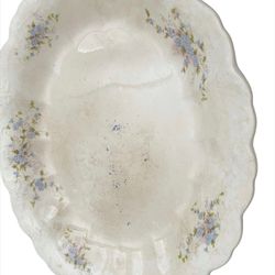 DE SOTO ANTIQUE  CHINA SERVING PLATTER 