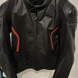 Motorcycle Jacket Men’s Ducati Leather Size 54 