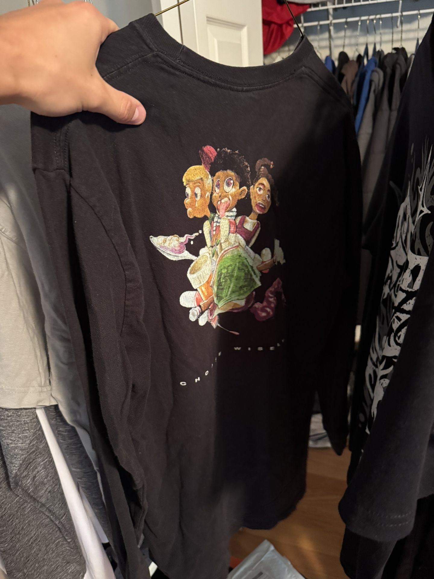 J cole t shirt long sleeve Large