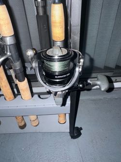 Daiwa eliminator 2500 on St Croix 7’