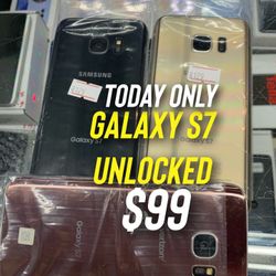 GALAXY S7 available now UNLOCKED 