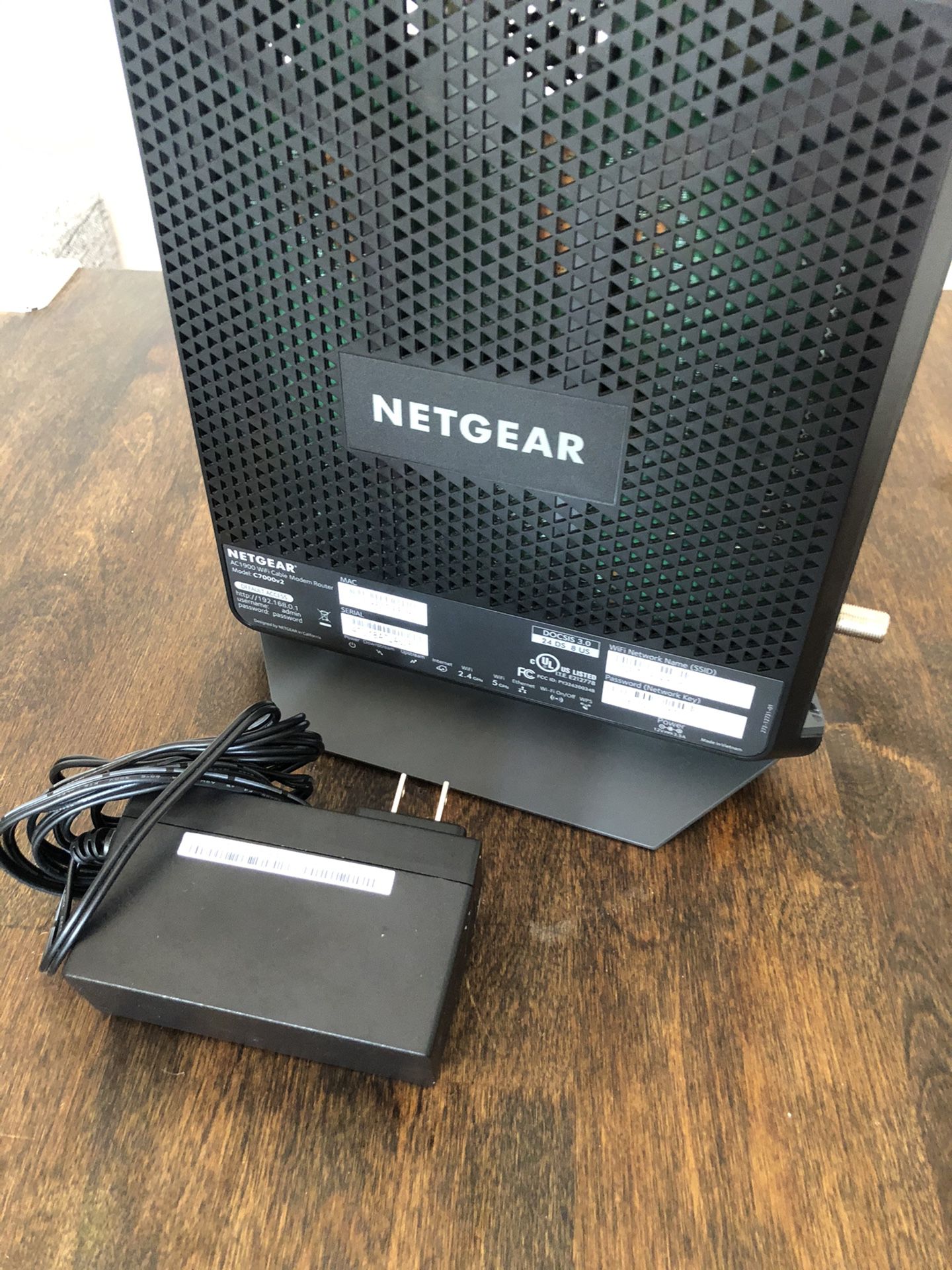 Netgear Nighthawk Cable Modem Router Combo
