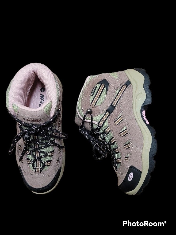 Hi-Tec Bandera Mid WP Women's Suede Hiking Sz 8