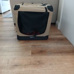 FREE 
Amazon Basics 2 Door Foldable and Portable Travel Pet Kennel for Cat, Dog