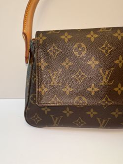 LOUIS VUITTON LV Mini Looping Used Handbag Monogram Brown M51147