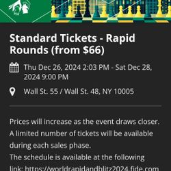 Chess Rapid And Blitz Championships