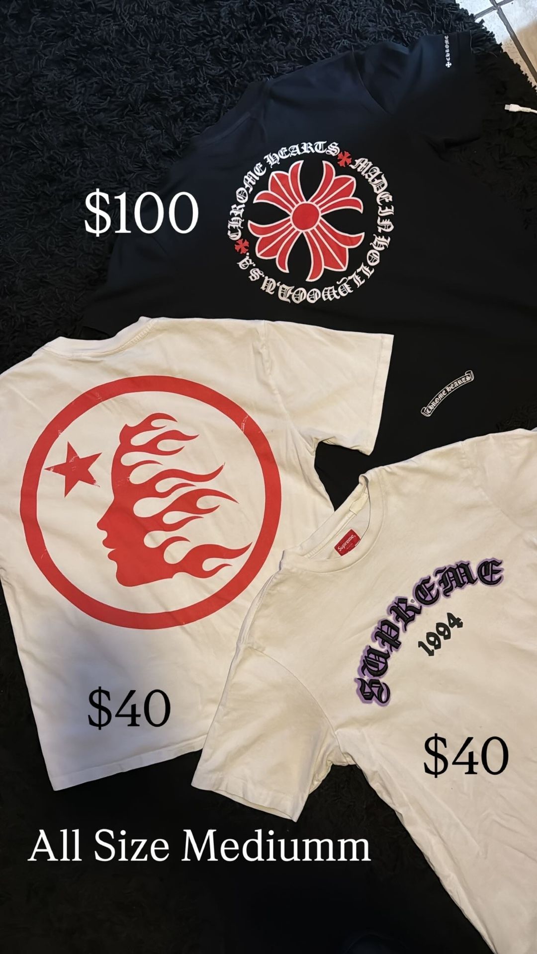 Chrome heart x Supreme x Hellstar