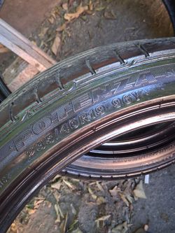 Bridgestone potenza 235/40/R19 , 2 tires for $30