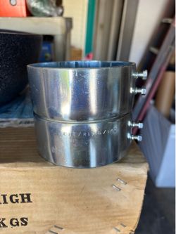 Coupling 4 inch EMT, steel, zinc, plated