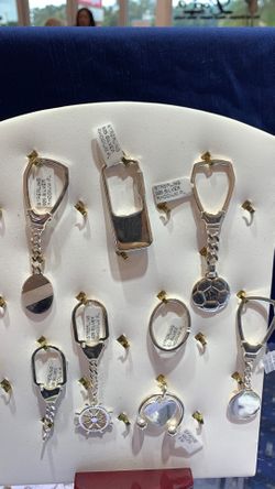 Brand new sterling silver keychains!