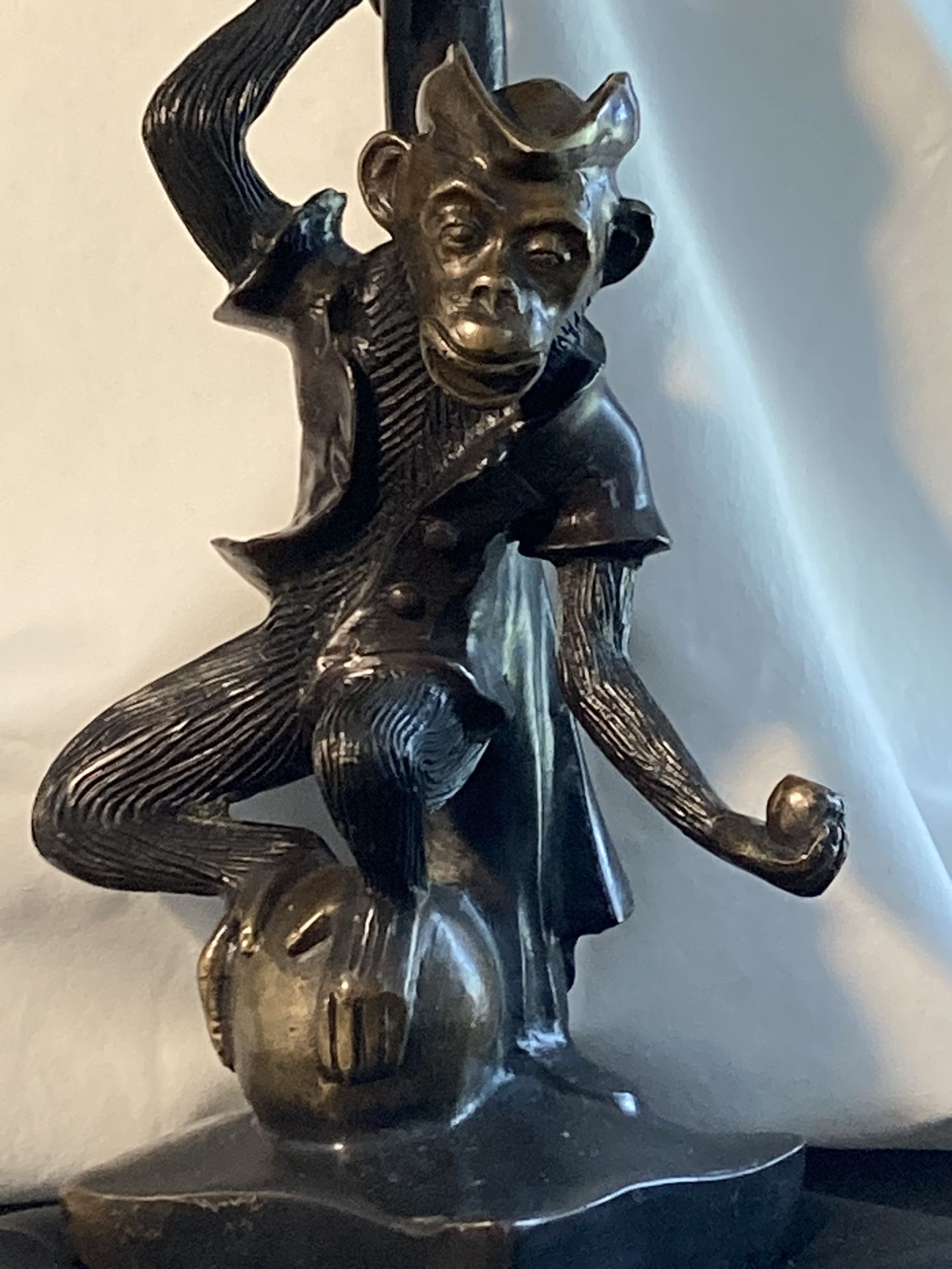 Vintage Pirate Monkey Candle Holder