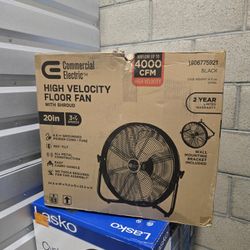 20 in. 3-Speed High Velocity Floor Fan
