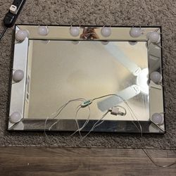 mirror with lights