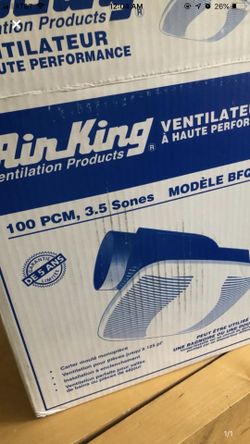 Airking ceiling ventilation 100pcm new
