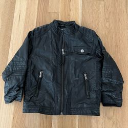 Kids Leather Jacket 4-5Y