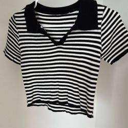 Stripe Crop Top 